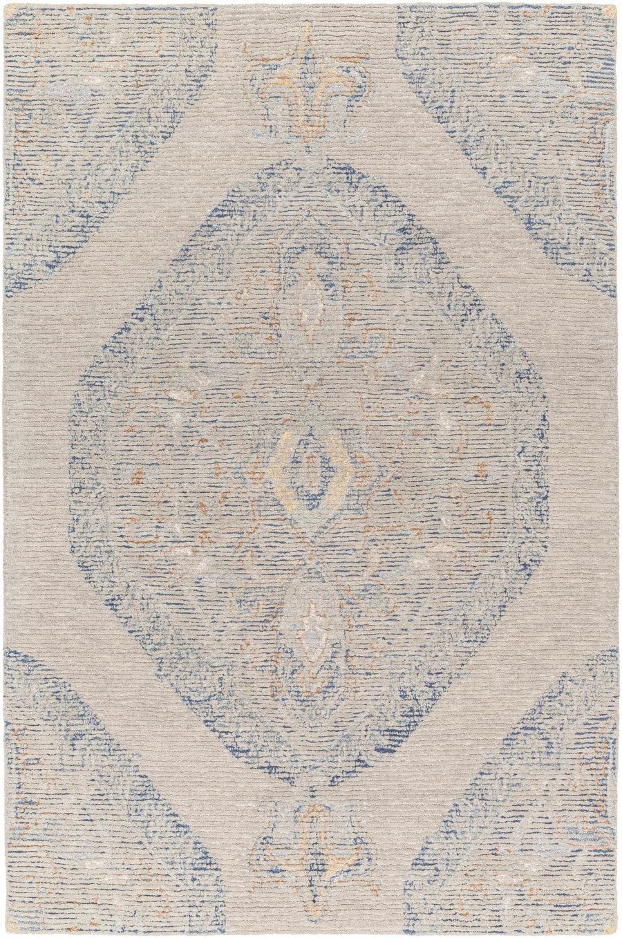 Hila Traditional medallion Beige And Brown Area Rug - The Rug Decor