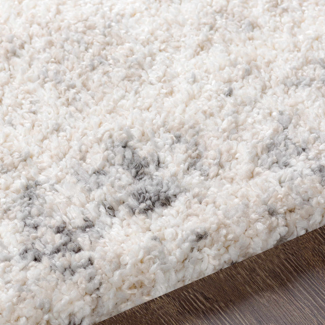 Hilotongan Modern Abstract Design Ivory And Gray Area Rug