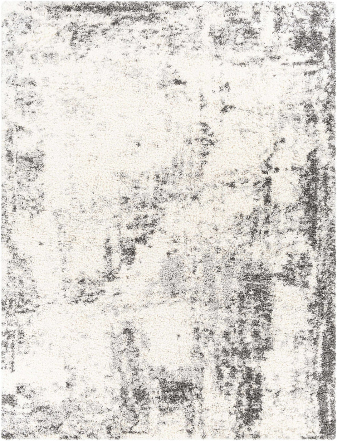 Hilotongan Modern Abstract Design Ivory And Gray Area Rug - The Rug Decor