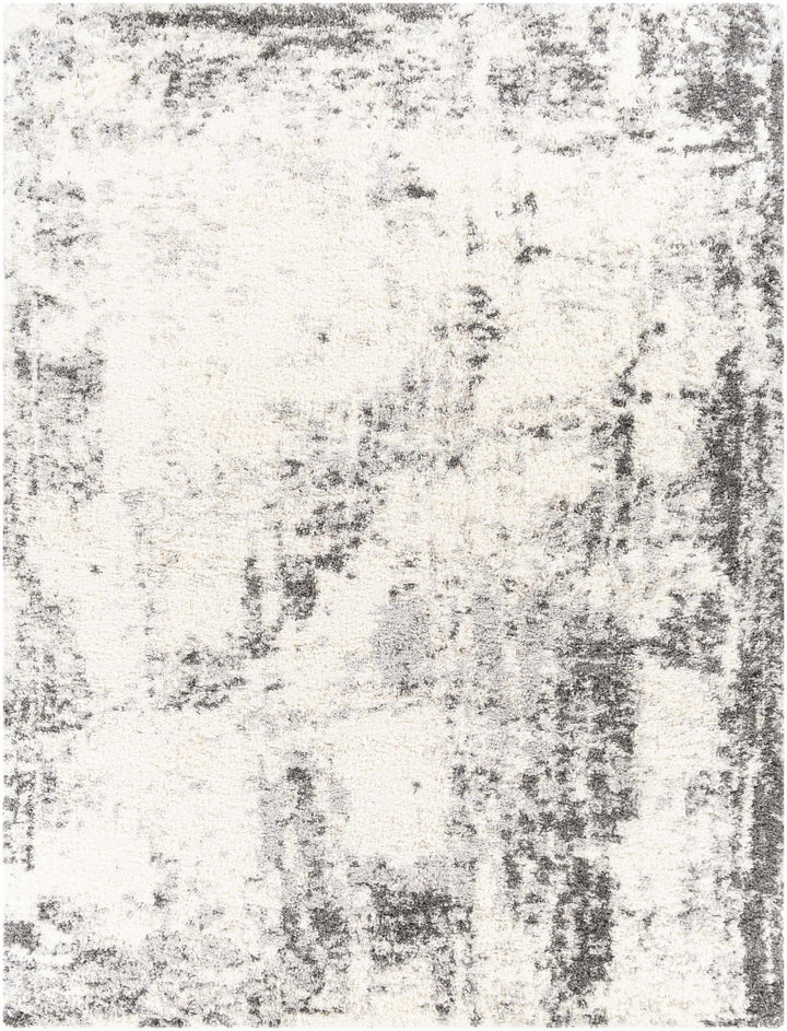 Hilotongan Modern Abstract Design Ivory And Gray Area Rug - The Rug Decor
