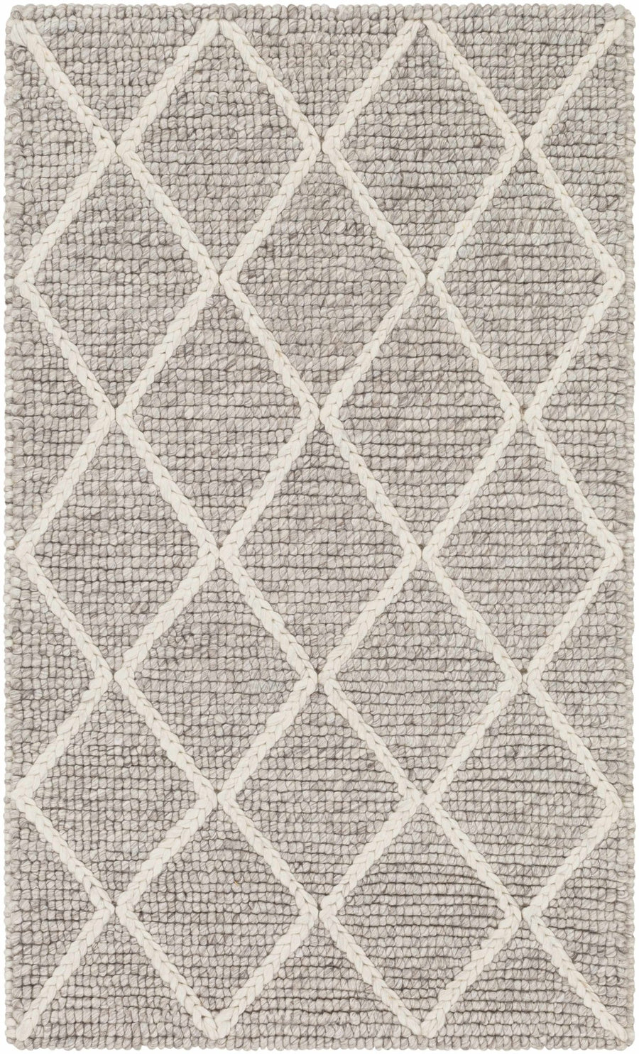 Hindley Modern Style Gray Hand Woven Area Rug - The Rug Decor