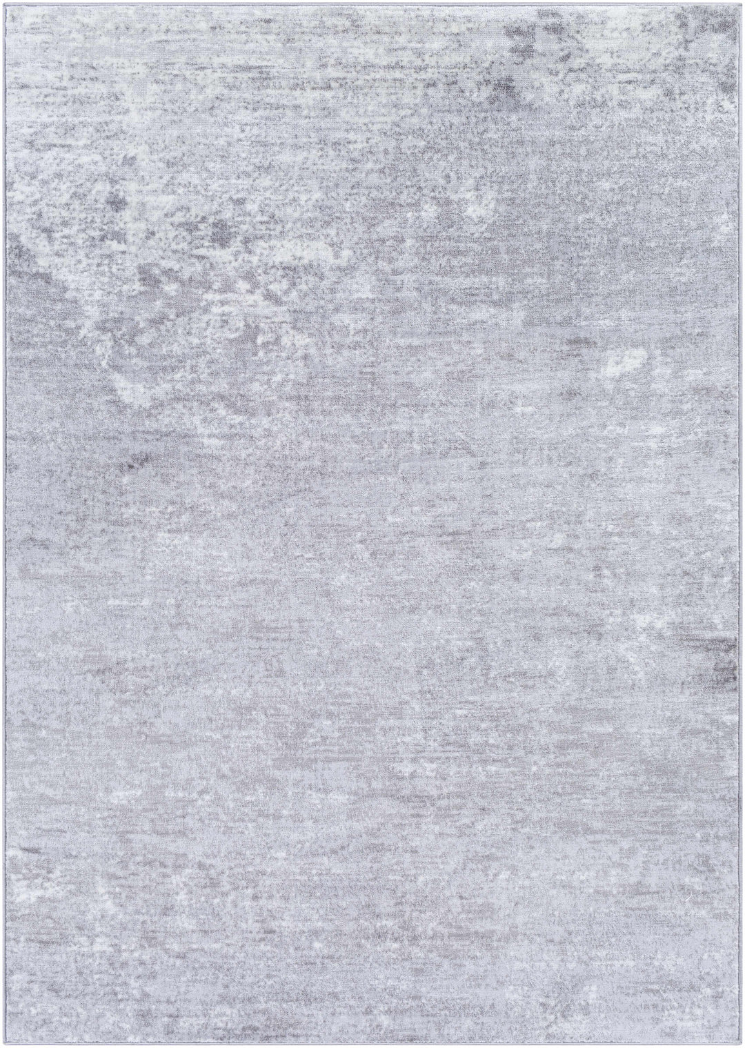 Hingatungan Silver Modern Abstract Design Area Rug
