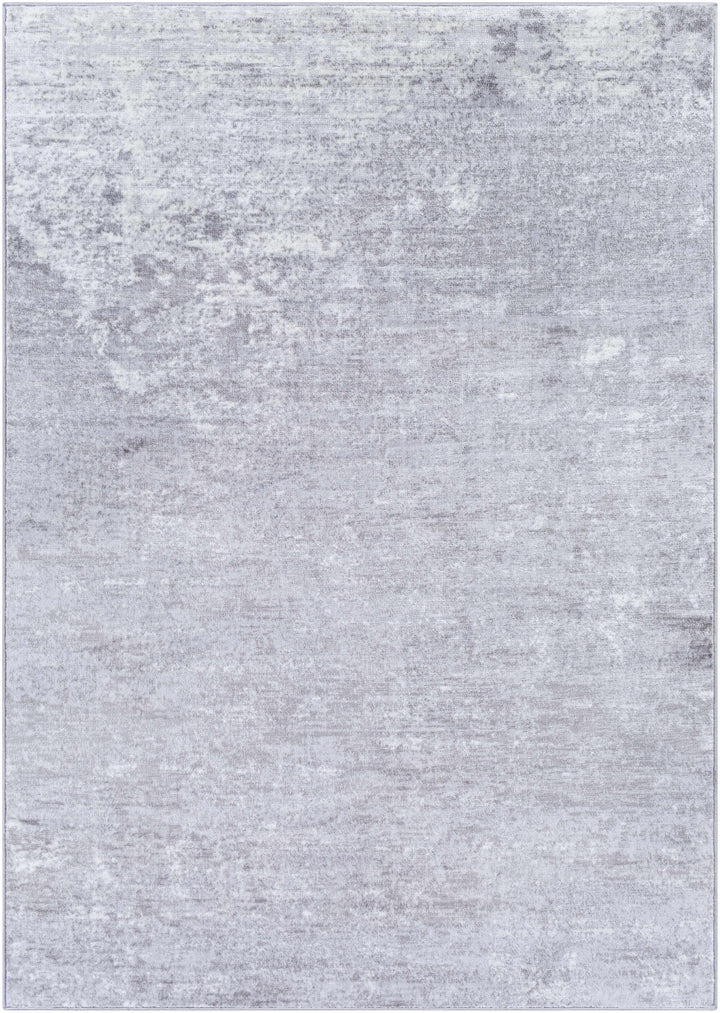 Hingatungan Silver Modern Abstract Design Area Rug