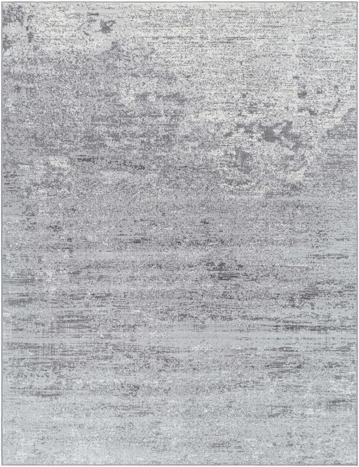 Hingatungan Silver Modern Abstract Design Area Rug