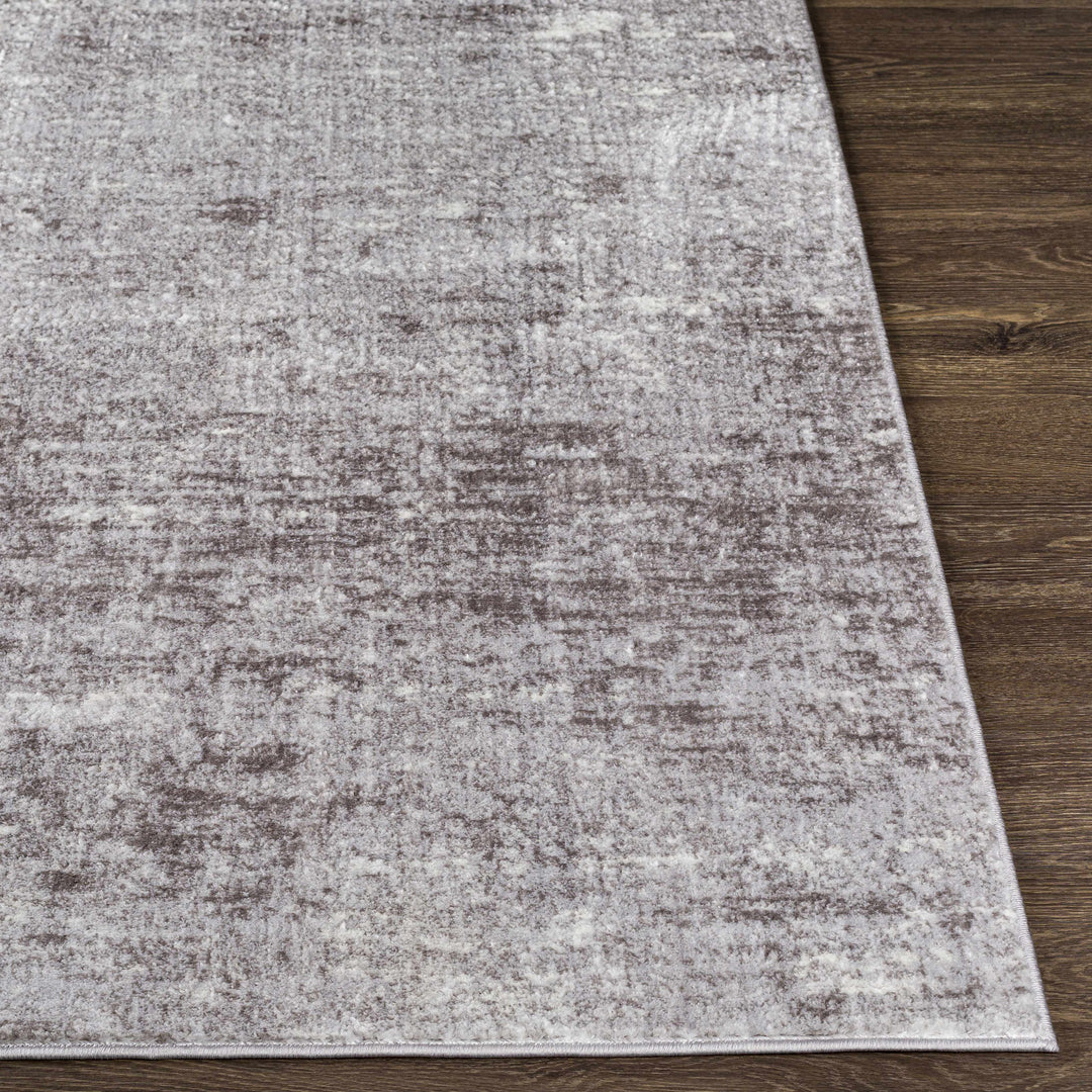 Hingatungan Silver Modern Abstract Design Area Rug