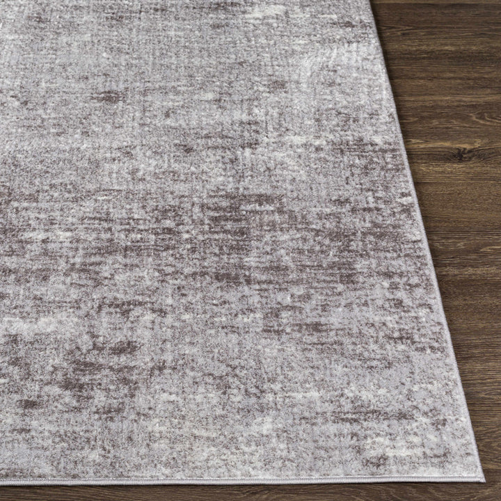 Hingatungan Silver Modern Abstract Design Area Rug