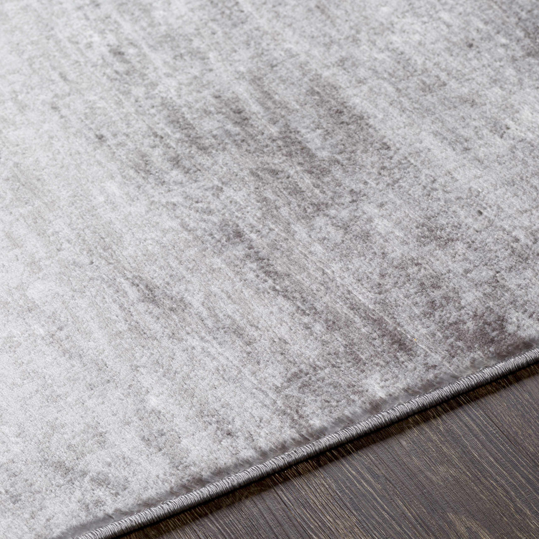 Hingatungan Silver Modern Abstract Design Area Rug