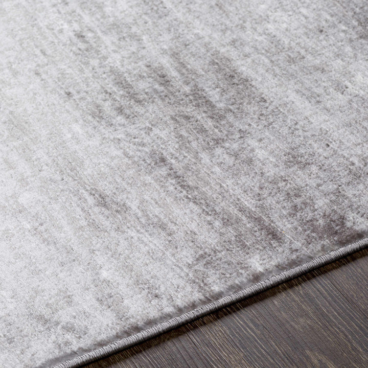 Hingatungan Silver Modern Abstract Design Area Rug
