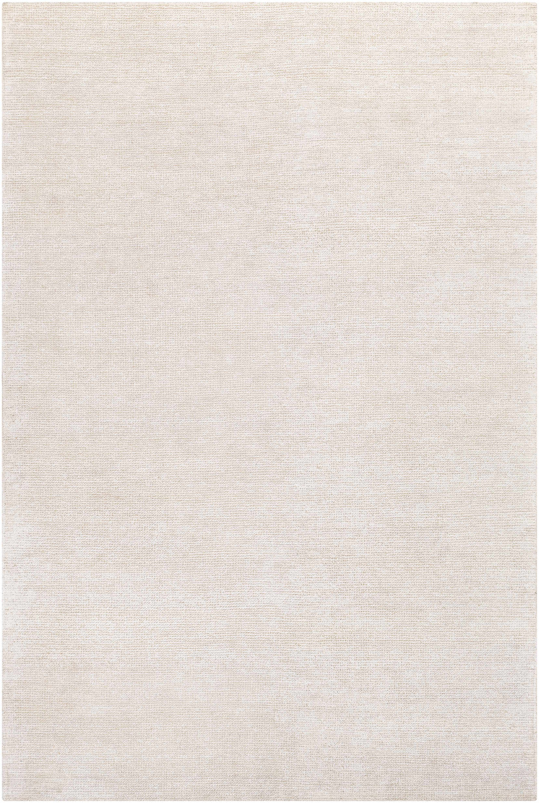 Hookstown Ivory Modern Solid Hand Woven Area Rug