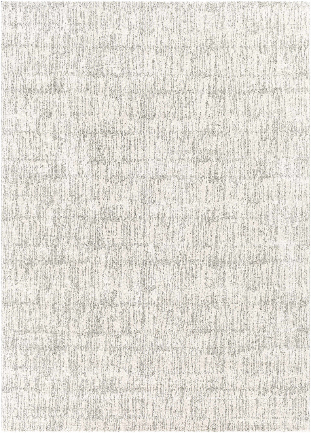 Contemporary Ivory Machine Made Rug