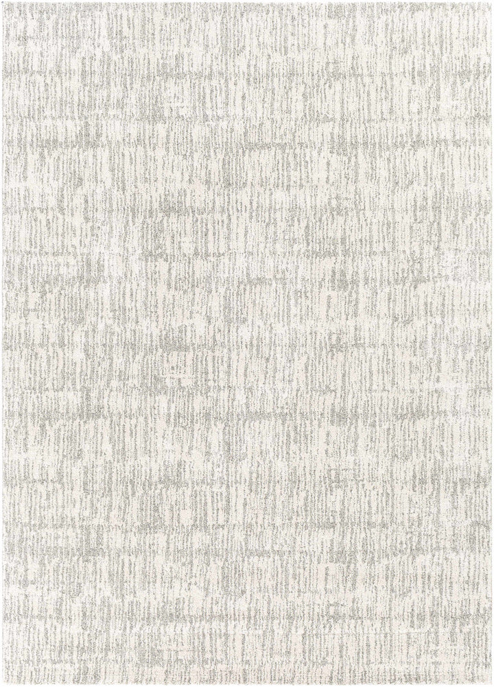 Contemporary Ivory Machine Made Rug
