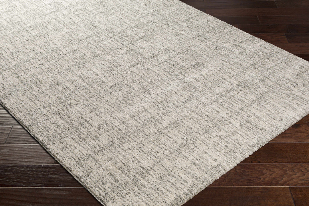 Contemporary Ivory Machine Made Rug