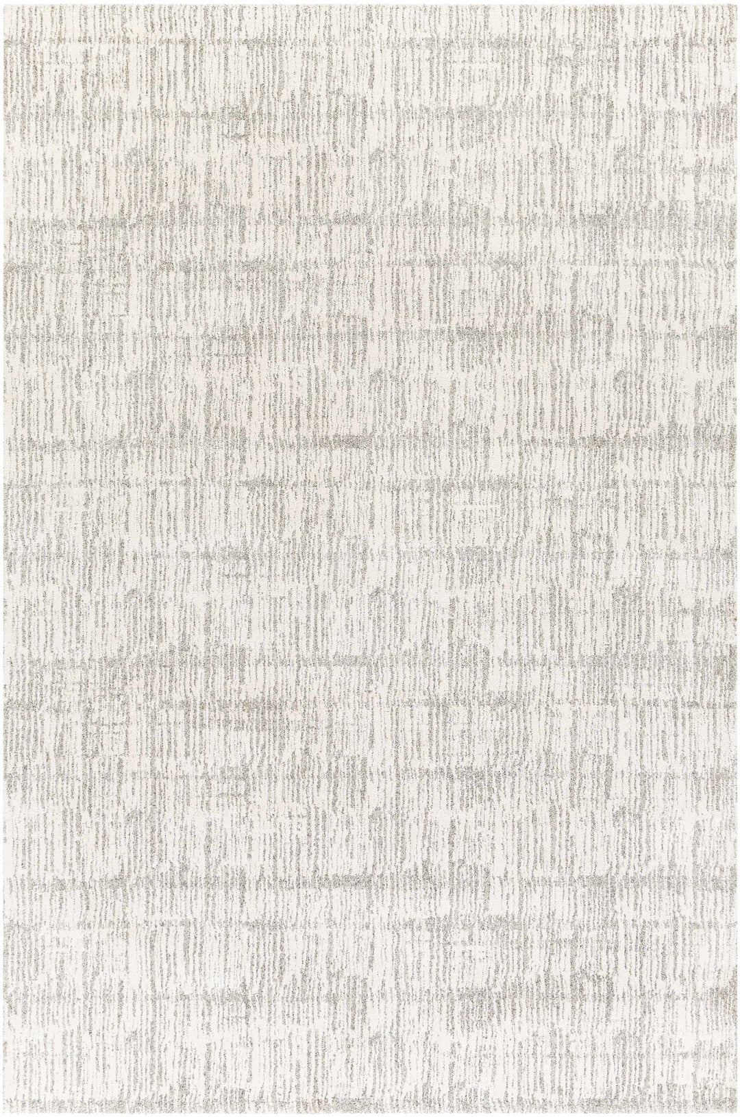 Contemporary Ivory Machine Made Rug