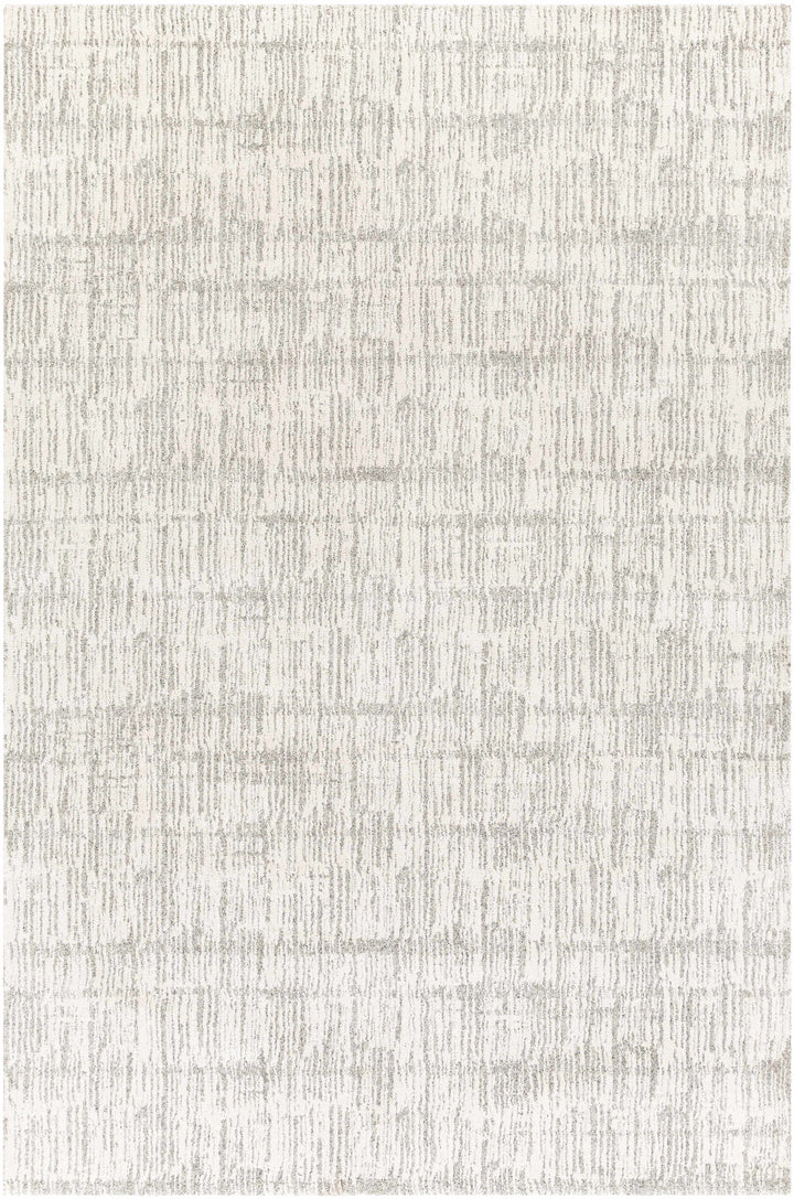 Contemporary Ivory Machine Made Rug