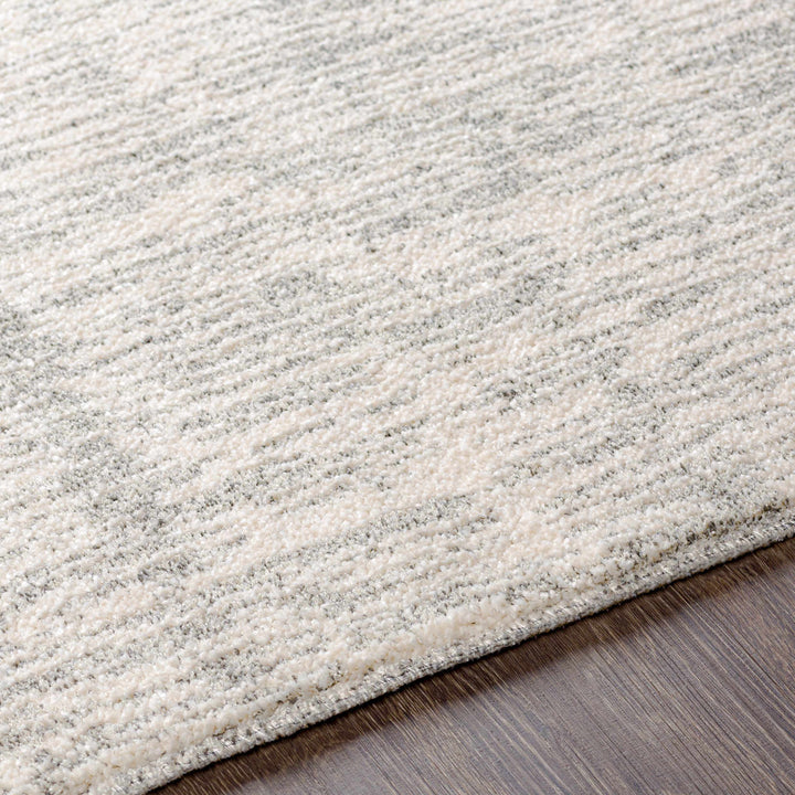 Contemporary Ivory Machine Made Rug