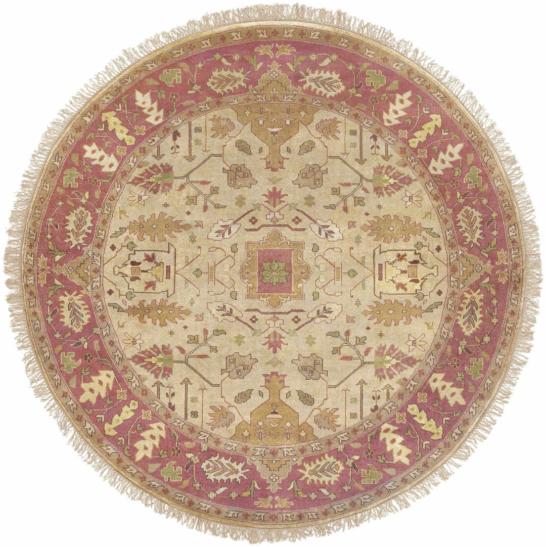 Hobart Traditional Beige & Brown Hand Knotted Wool Rug - The Rug Decor