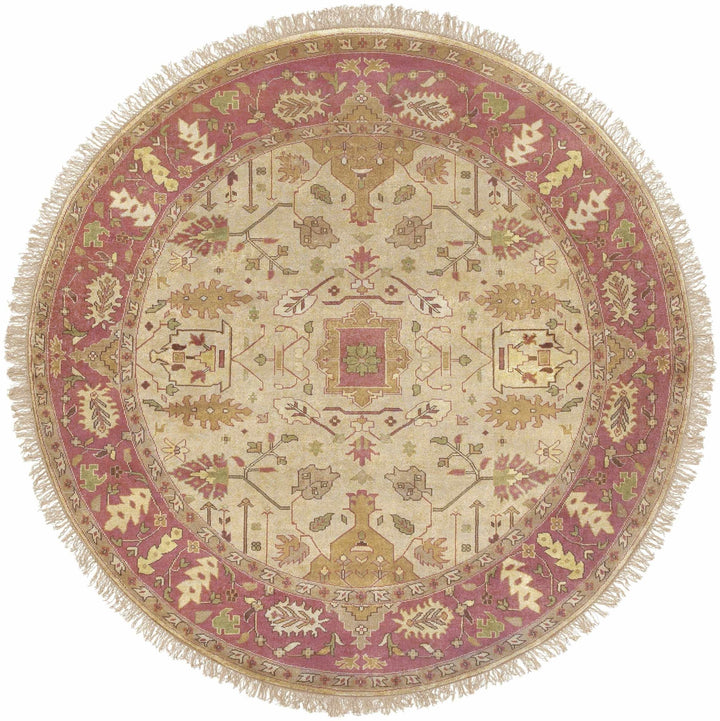 Hobart Traditional Beige & Brown Hand Knotted Wool Rug - The Rug Decor