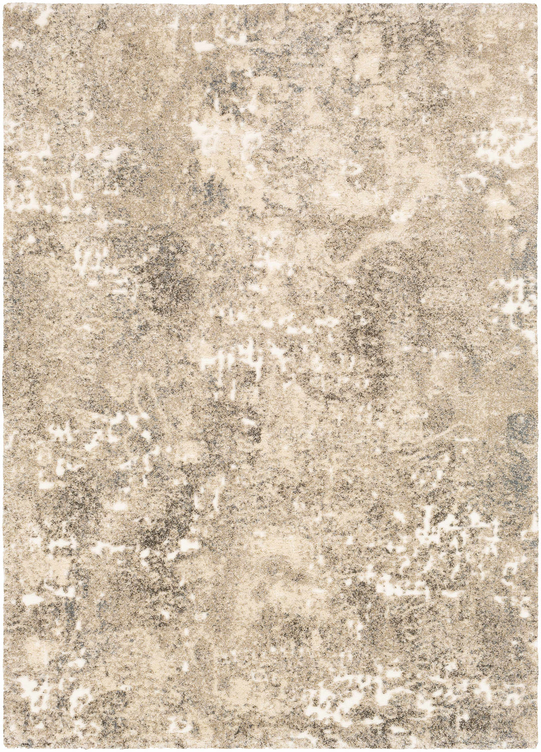 Holtsville Beige Modern Abstract Design Area Rug