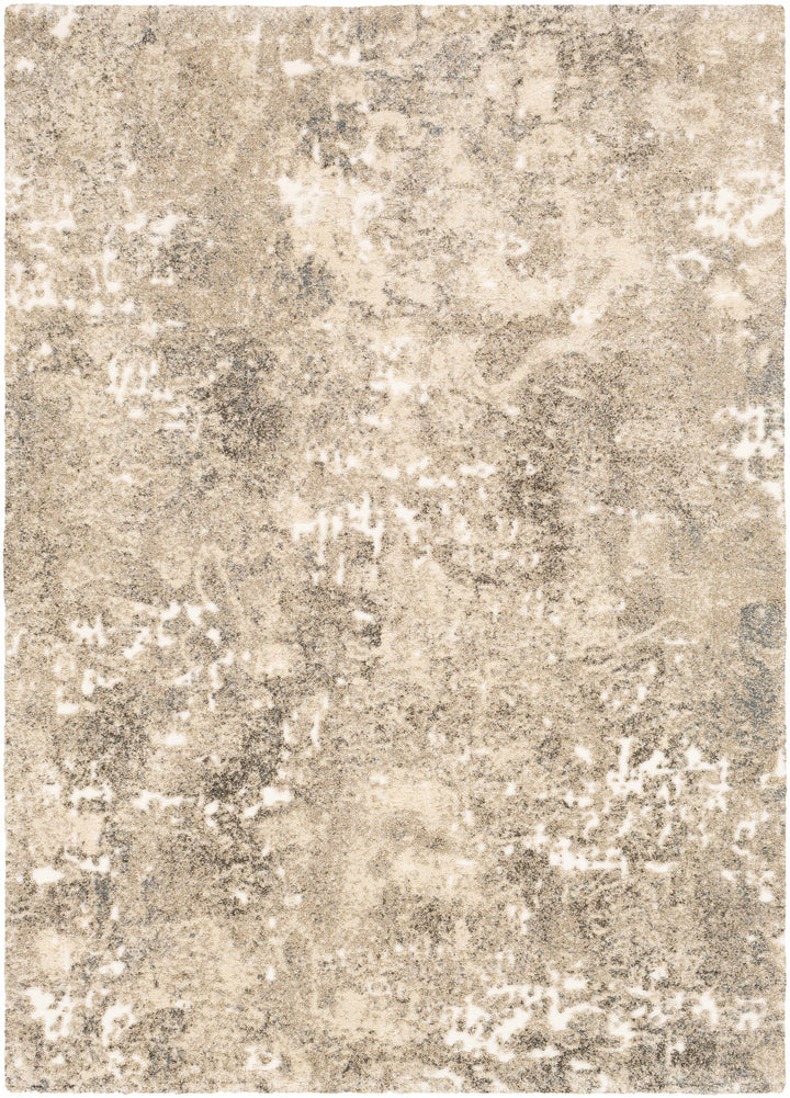 Holtsville Beige Modern Abstract Design Area Rug
