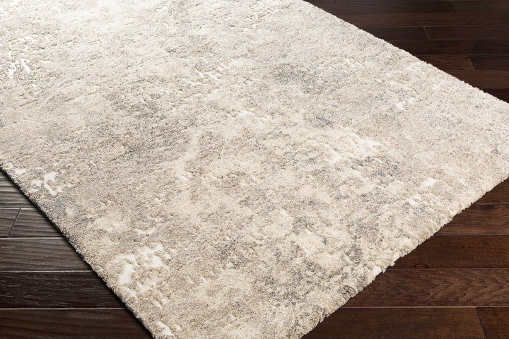 Holtsville Beige Modern Abstract Design Area Rug