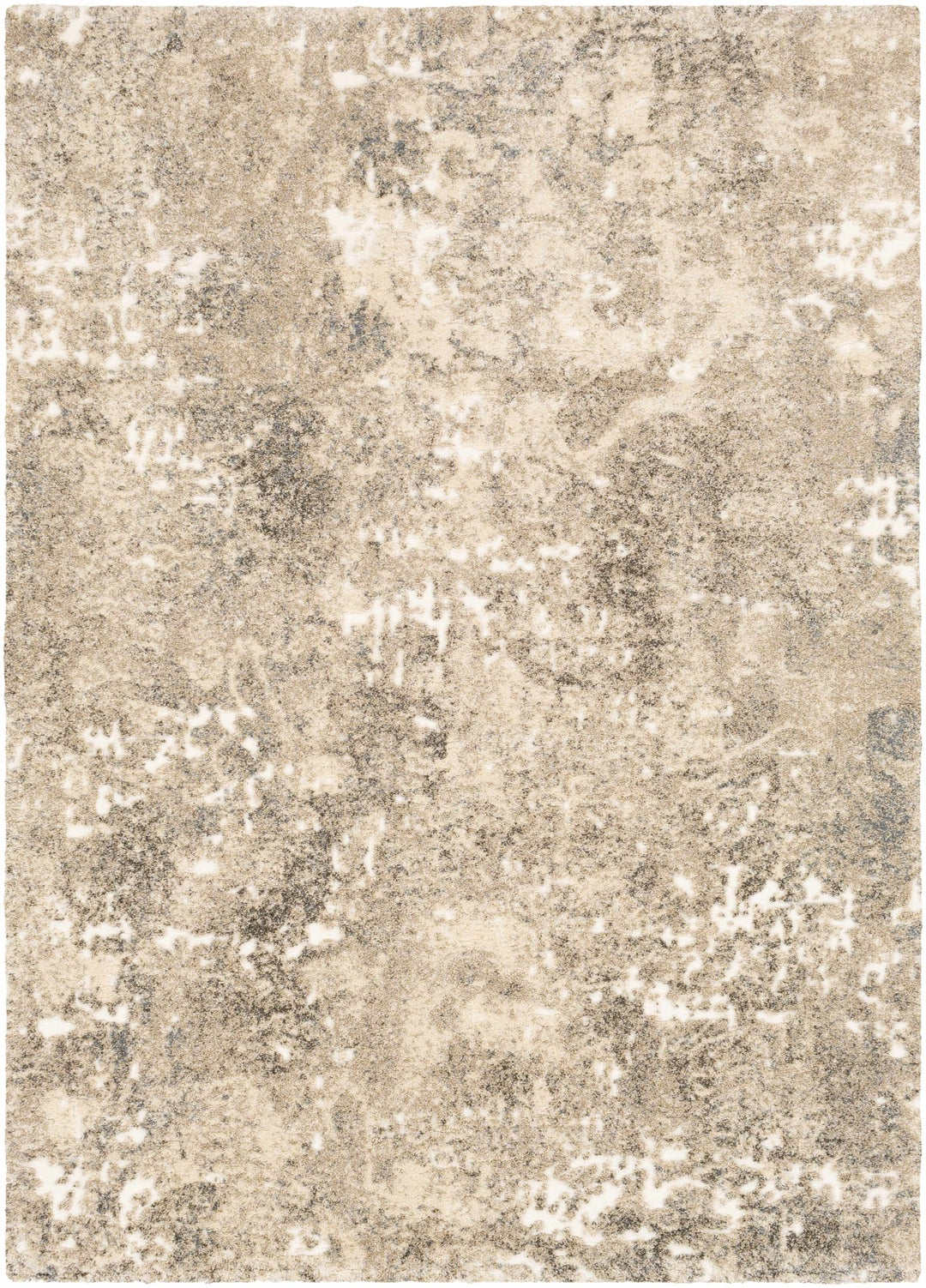 Holtsville Beige Modern Abstract Design Area Rug - The Rug Decor