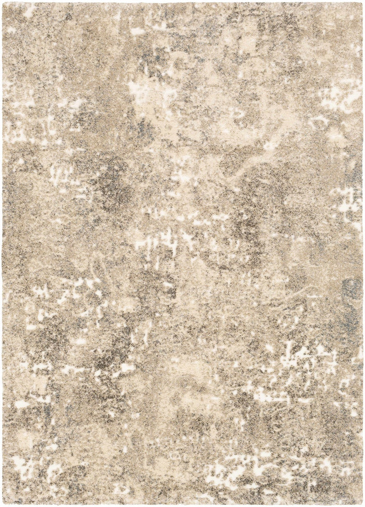 Holtsville Beige Modern Abstract Design Area Rug - The Rug Decor