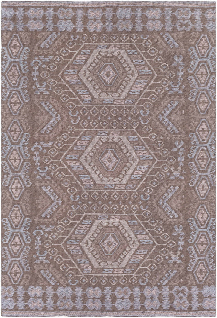 Honeydew Traditional Style Brown And Beige Hand Woven Area Rug - The Rug Decor