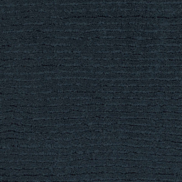 Hopewell Dark Blue Modern Solid Wool Area Rug - The Rug Decor