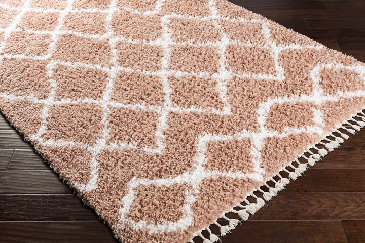Hornsby Modern Geometrical Design Peach Area Rug - The Rug Decor