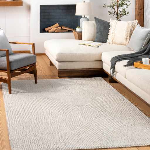Horsley Contemporary Style Cream Area Rug - The Rug Decor