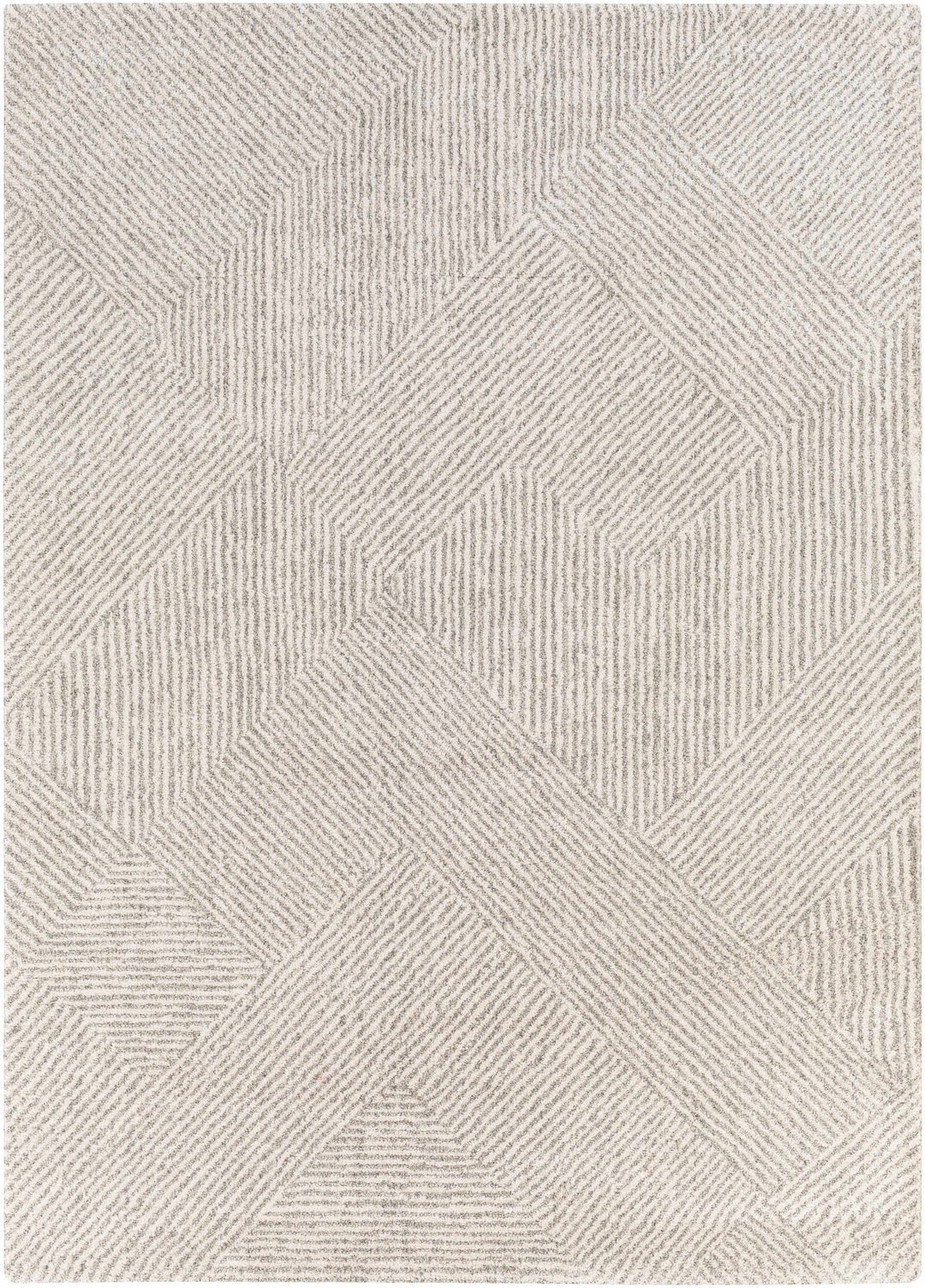 Horsley Contemporary Style Cream Area Rug - The Rug Decor