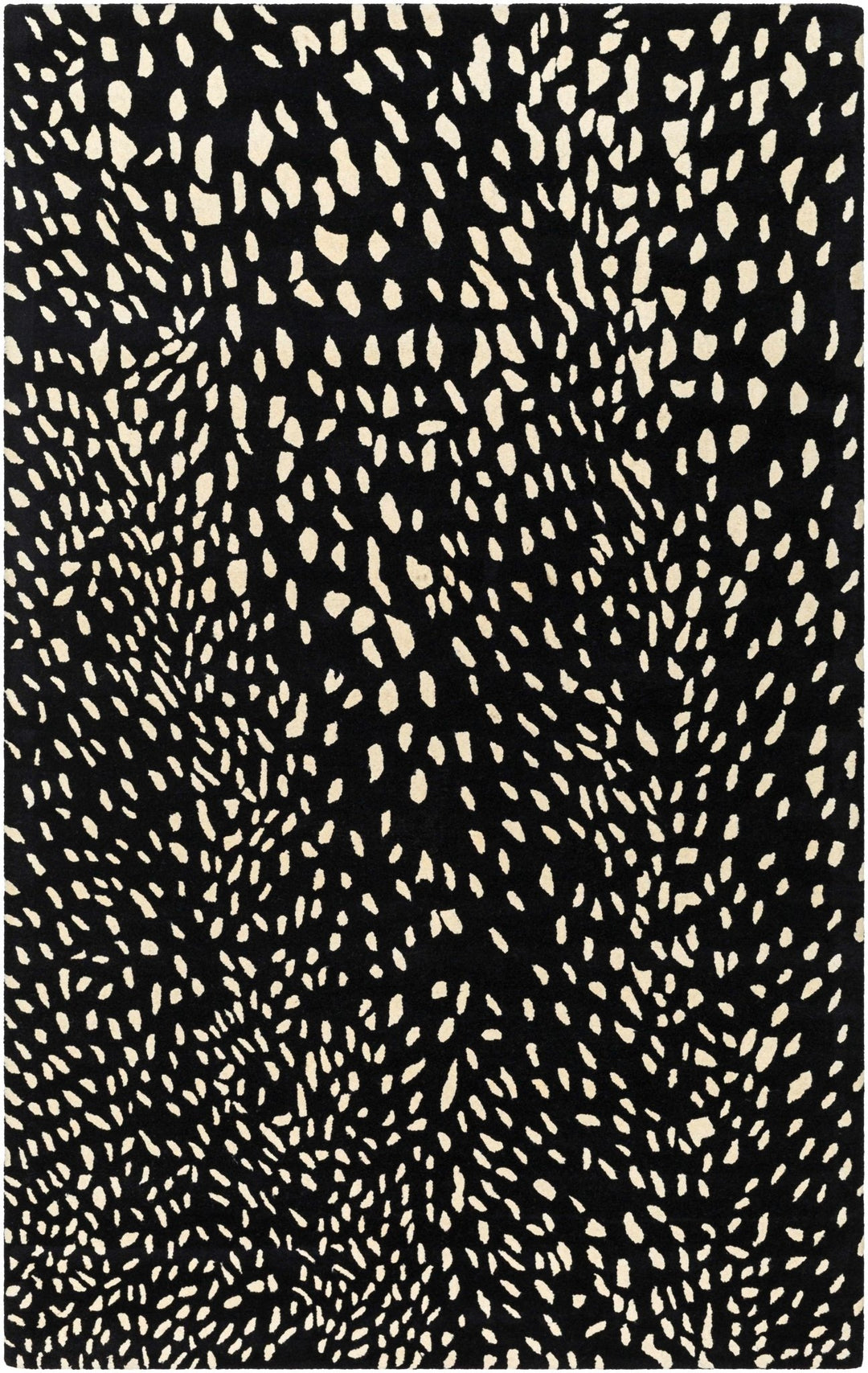 Horus Black Contemporary Style Hand Tufted Wool Area Rug - The Rug Decor