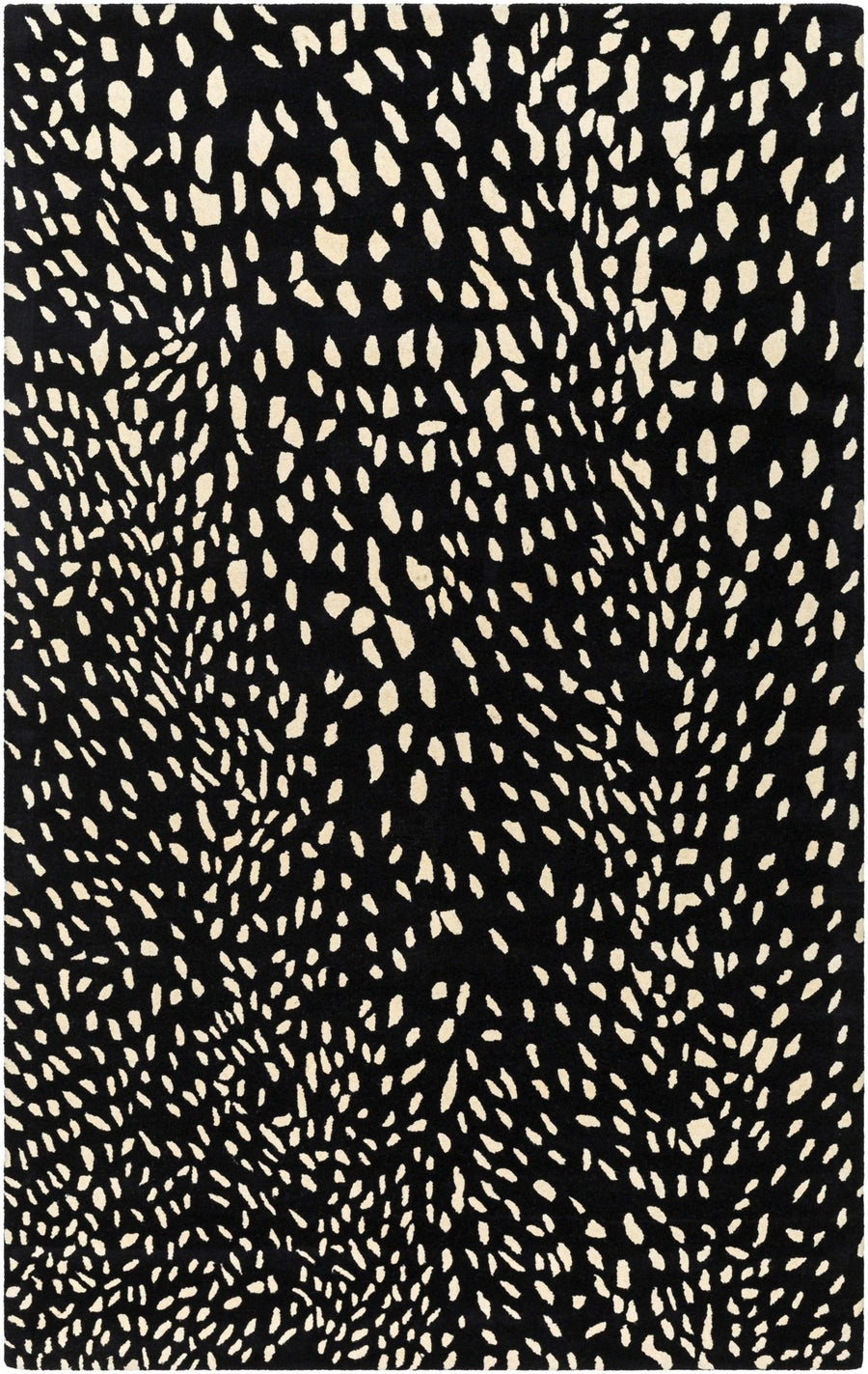 Horus Black Contemporary Style Hand Tufted Wool Area Rug - The Rug Decor