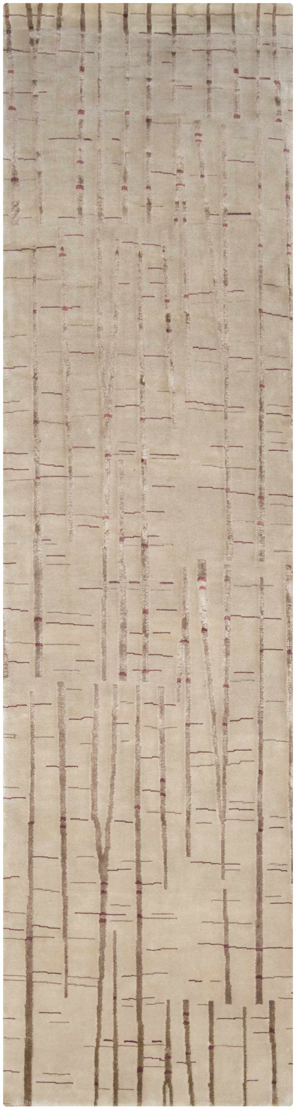 Hotchkiss Contemporary Abstract Beige And Brown Area Carpet