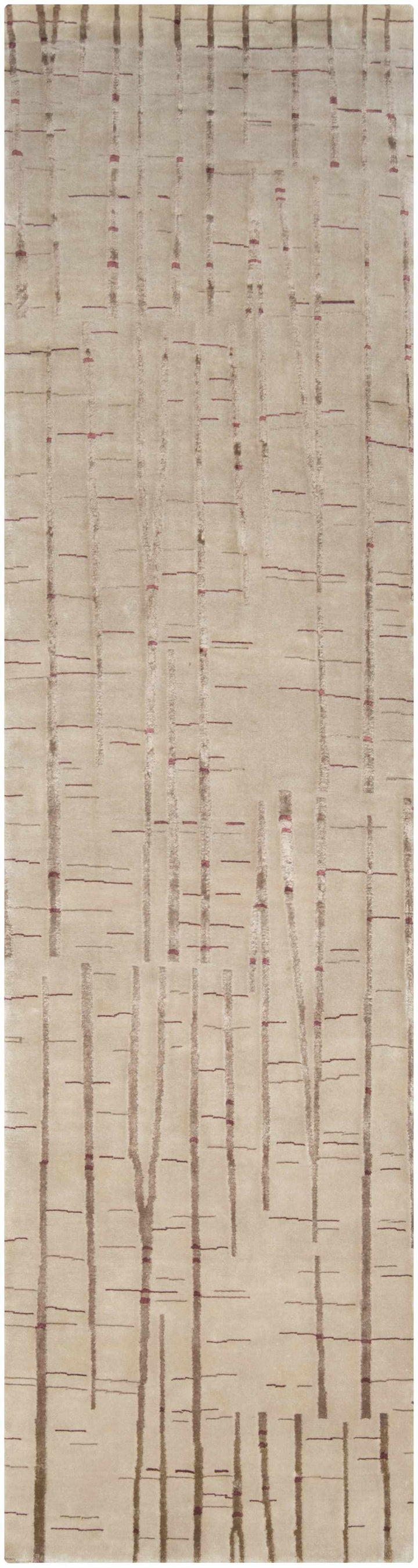 Hotchkiss Contemporary Abstract Beige And Brown Area Carpet