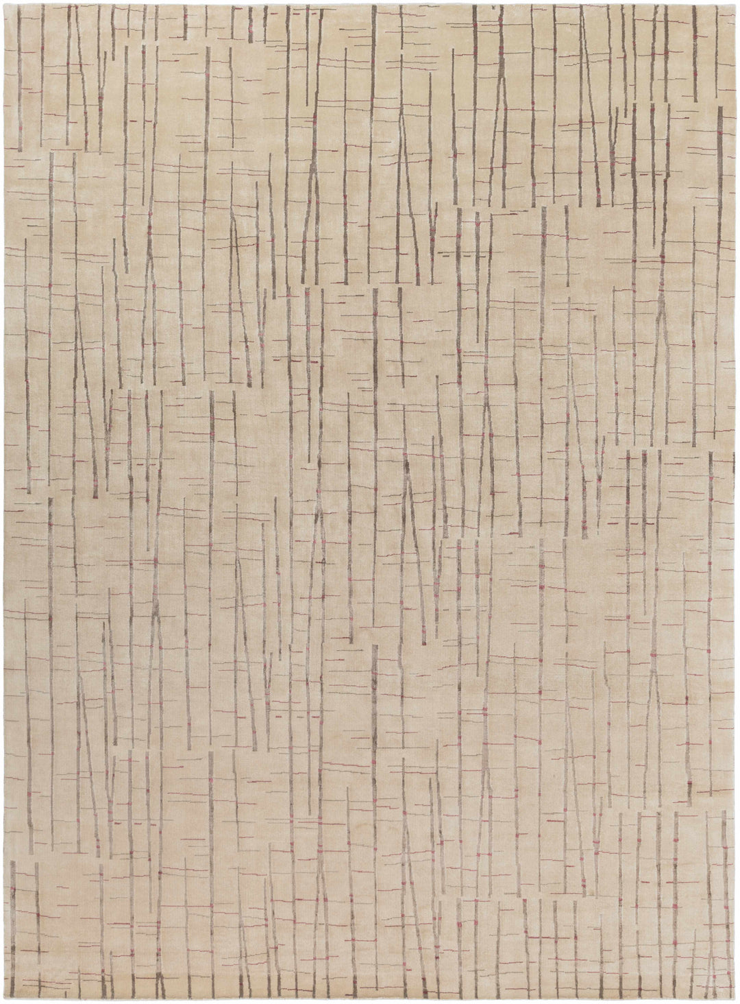 Hotchkiss Contemporary Abstract Beige And Brown Area Carpet