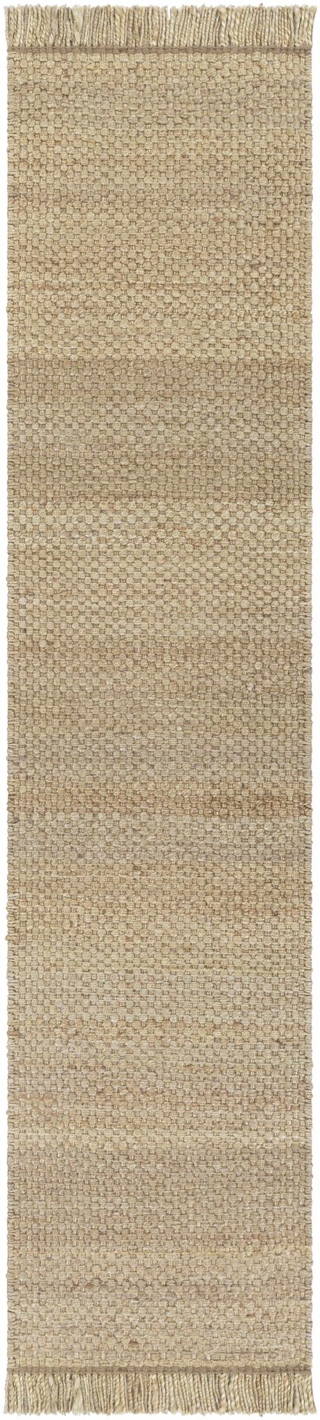Hovland Tan Hand Woven Natural Jute Rag - The Rug Decor