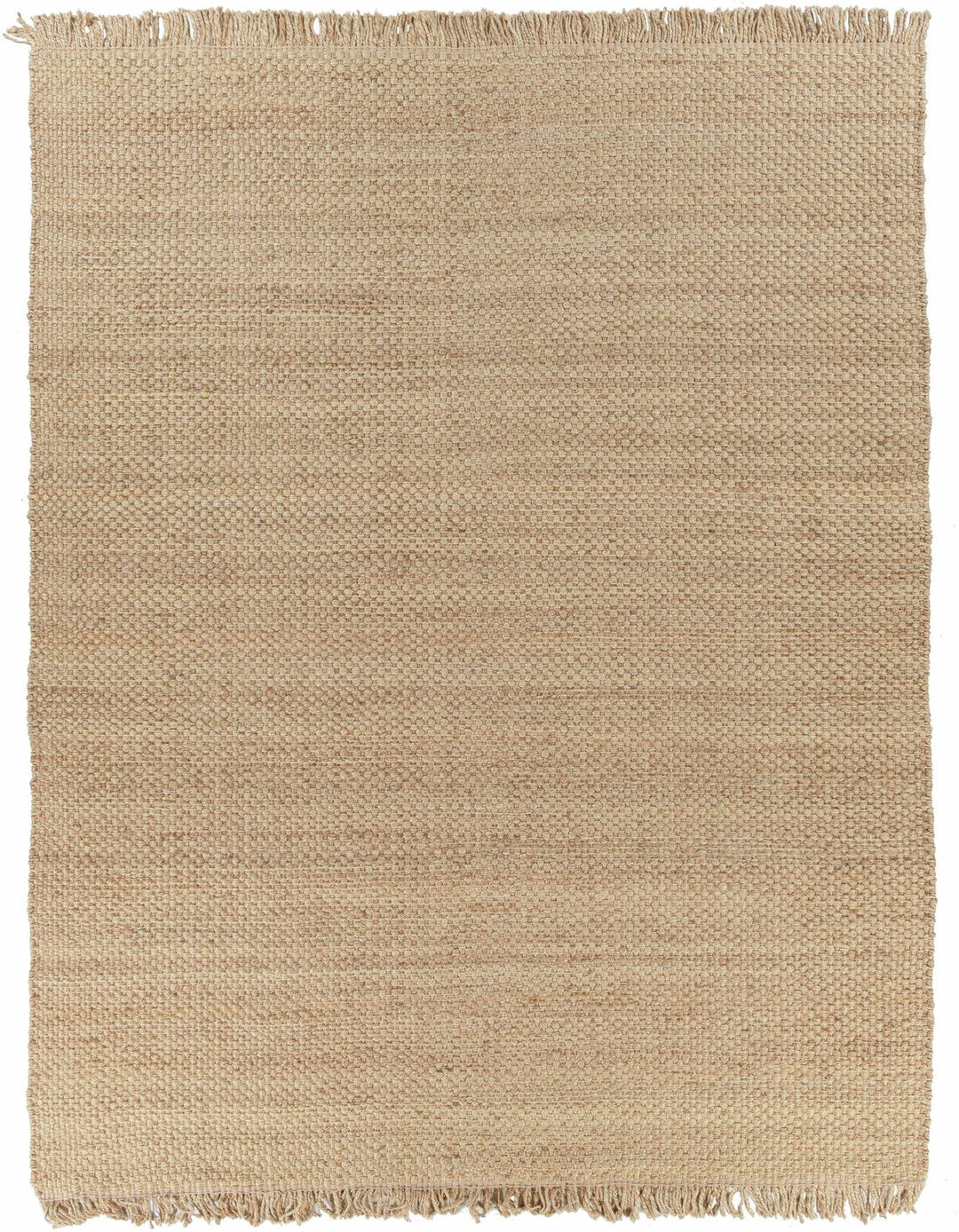Hovland Tan Hand Woven Natural Jute Rag - The Rug Decor