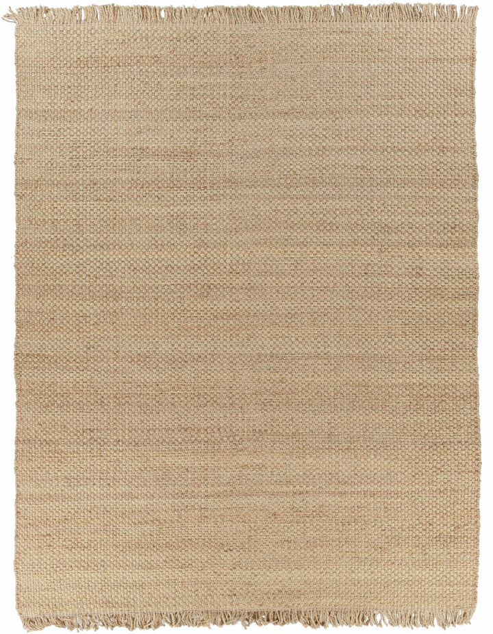 Hovland Tan Hand Woven Natural Jute Rag - The Rug Decor