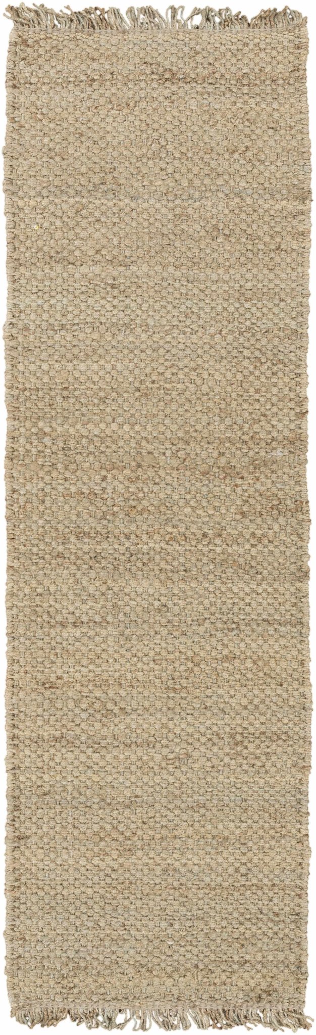 Hovland Tan Hand Woven Natural Jute Rag - The Rug Decor