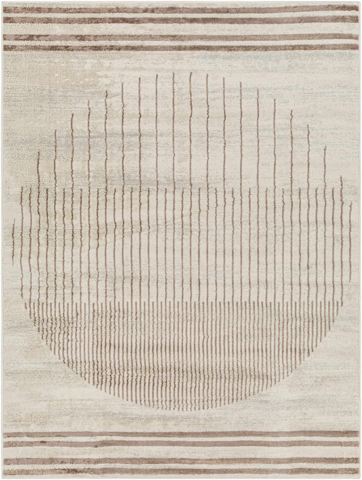 Howi Contemporary Beige And Brown Area Rug - The Rug Decor