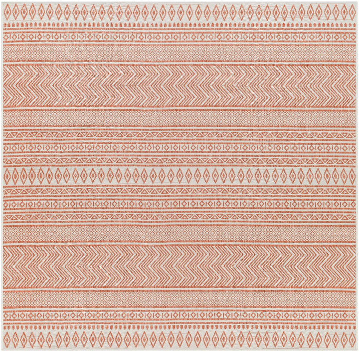 Howie Bohemian Rust And Ivory Area Rug - The Rug Decor
