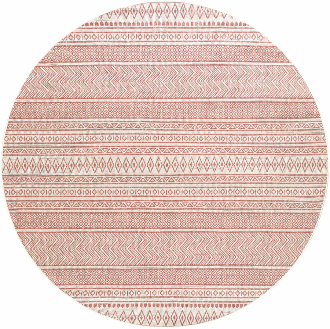 Howie Bohemian Rust And Ivory Area Rug - The Rug Decor