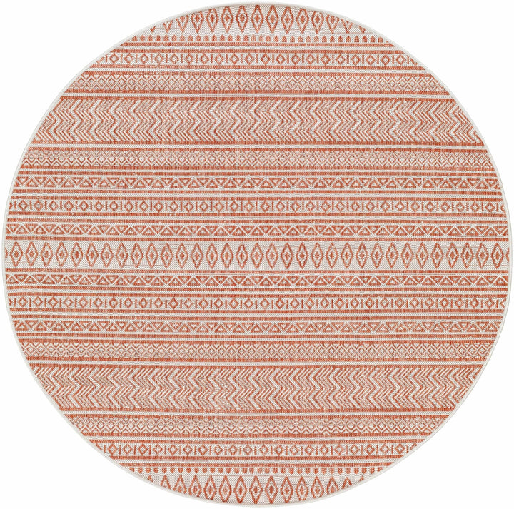 Howie Bohemian Rust And Ivory Area Rug - The Rug Decor