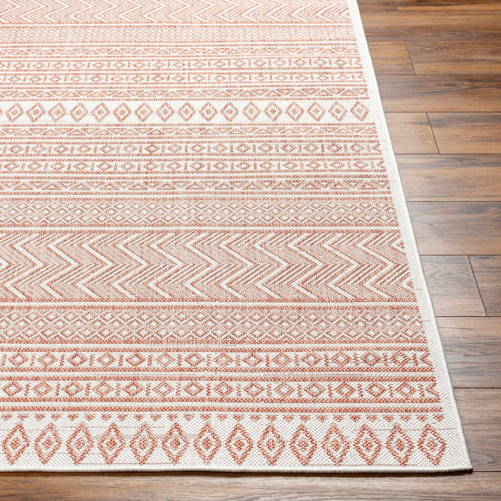 Howie Bohemian Rust And Ivory Area Rug - The Rug Decor