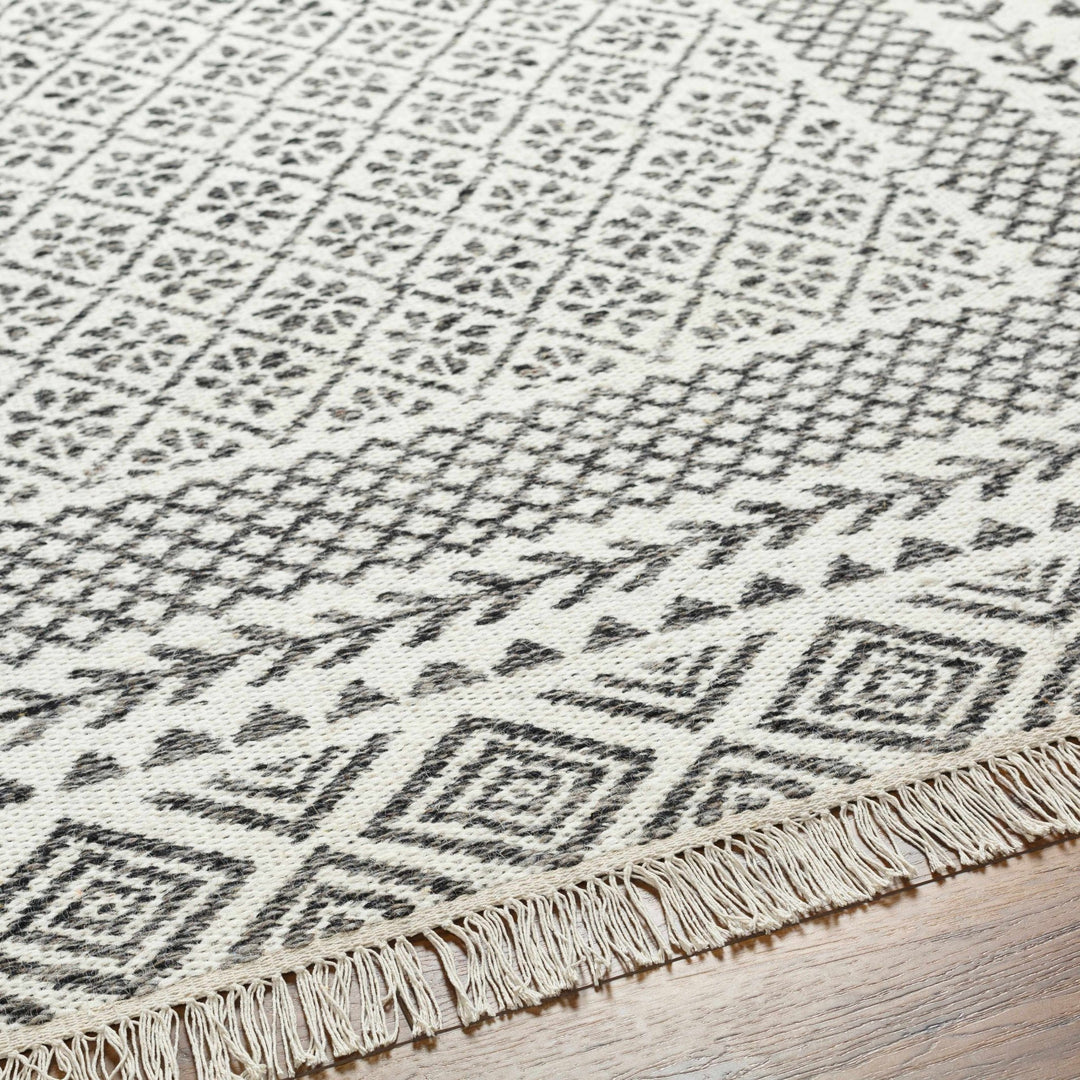 Hulda Bohemian Ivory And Gray Area Rug - The Rug Decor