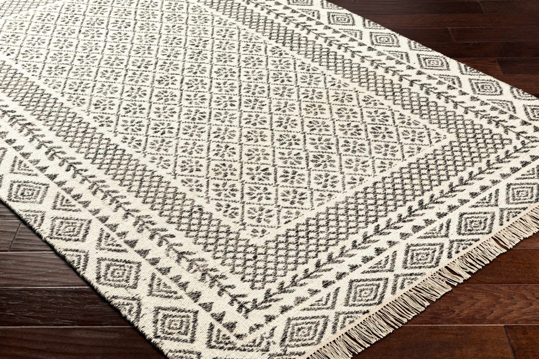 Hulda Bohemian Ivory And Gray Area Rug - The Rug Decor