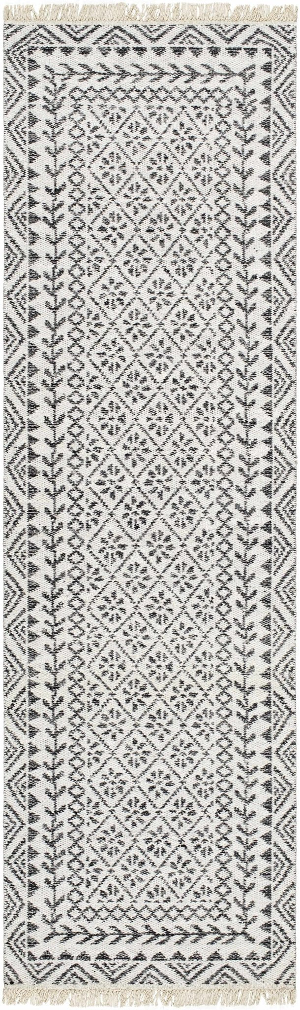 Hulda Bohemian Ivory And Gray Area Rug - The Rug Decor