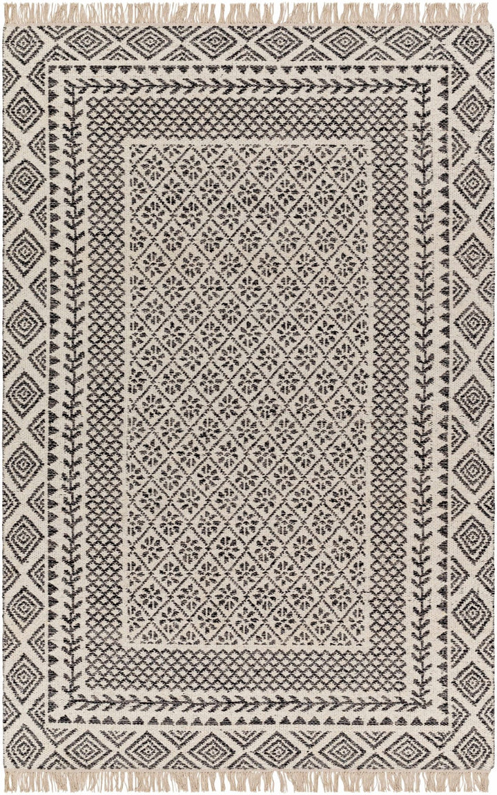 Hulda Bohemian Ivory And Gray Area Rug - The Rug Decor