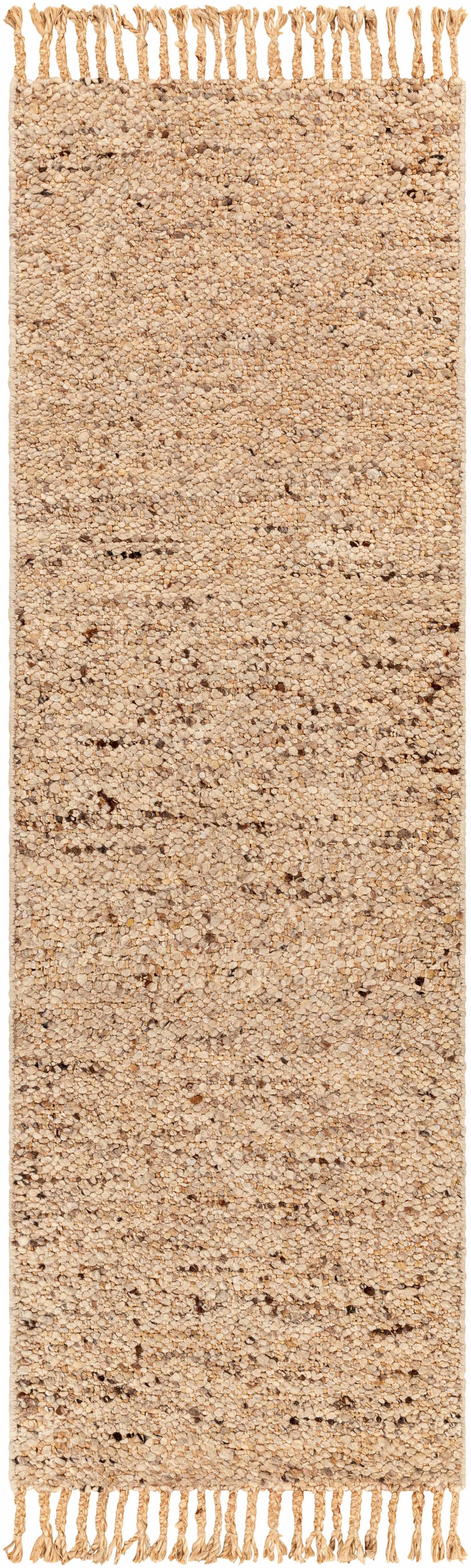 Humbird Beige Modern Style Hand Woven Wool Area Rug